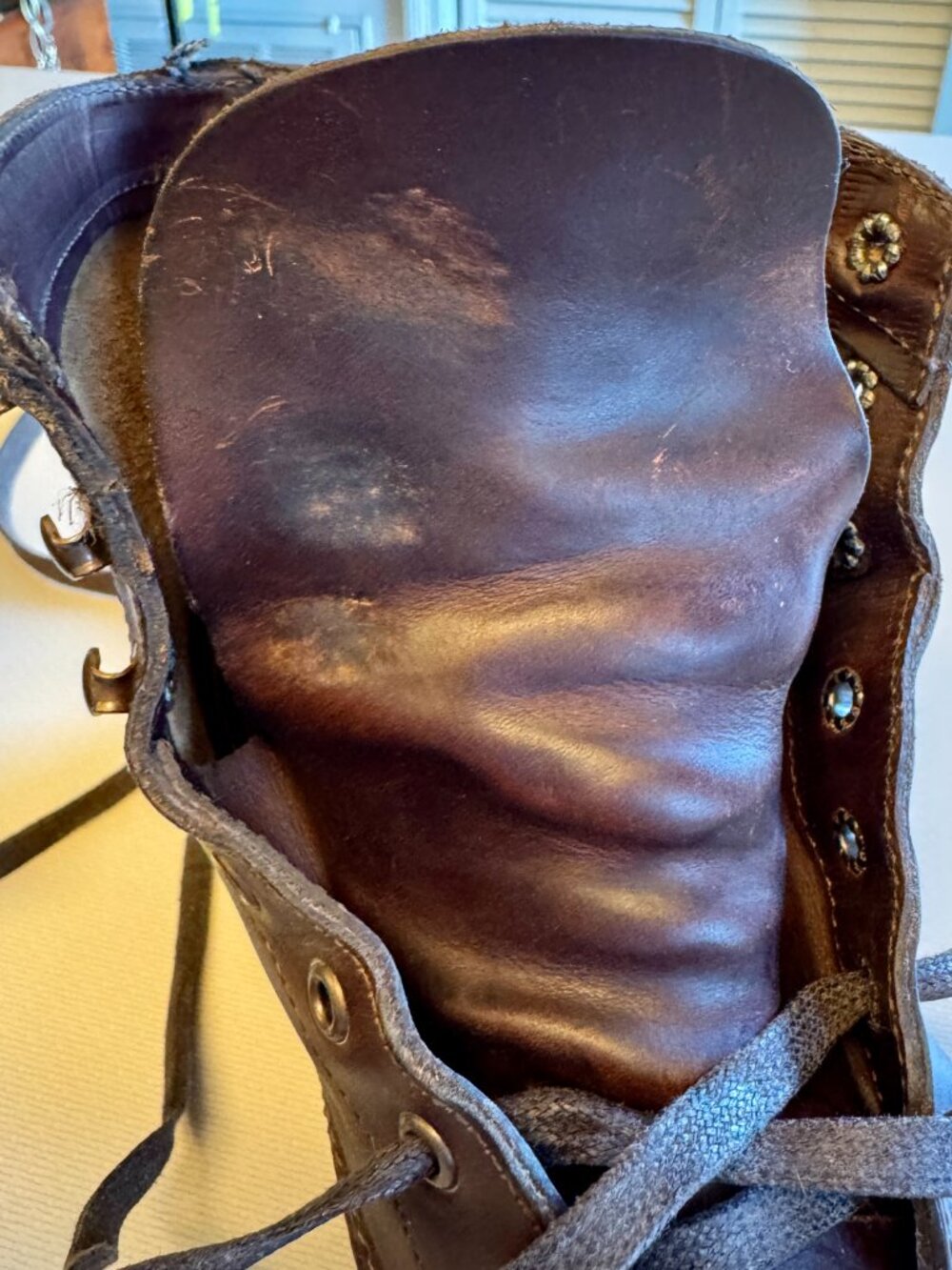 Wolverine 1000 Mile Plain-Toe Original Boots Mens Sz 10.5D Brown Leather - Picture 12 of 16